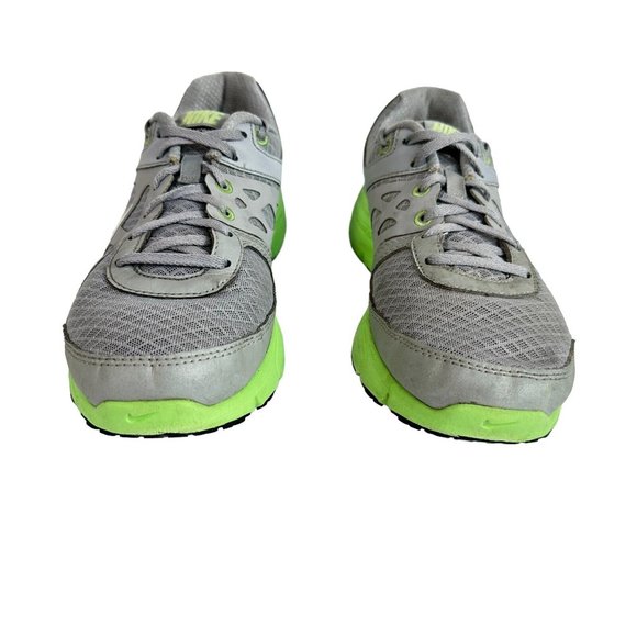 Nike Womens Lunar Forever Running Shoes Size 8.5 Gray Lime 488164-001 Sneakers - Picture 3 of 11